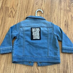 Fall out Boy Jean Jacket Denim Jacket unisex 12M 12 months